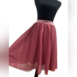 ModCloth Mauve Tulle Skirt